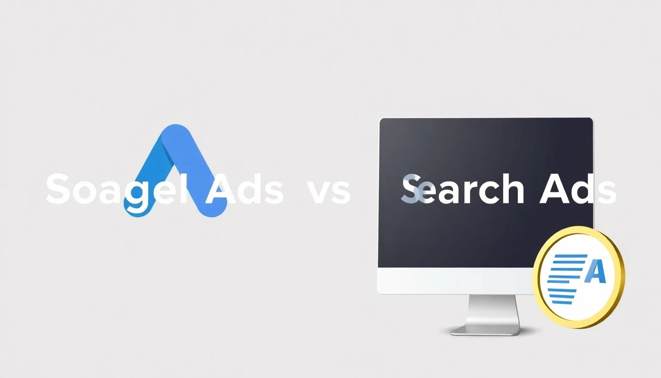 Google Ads vs Search Ads illustration