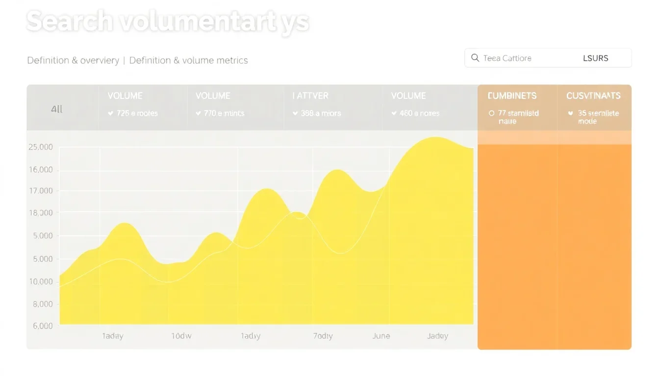 Search volume analysis