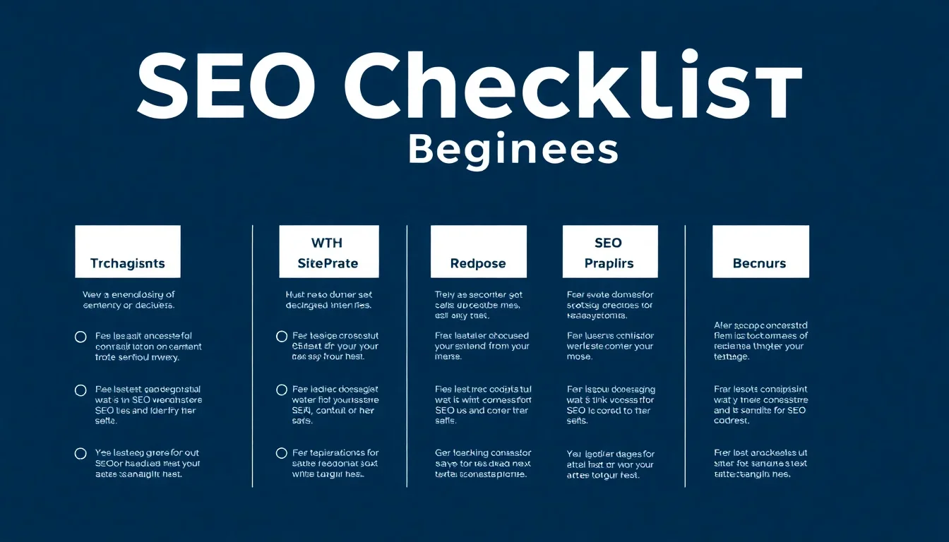 Top 10 SEO Checklist for Beginners [2026] – Your Complete Guide