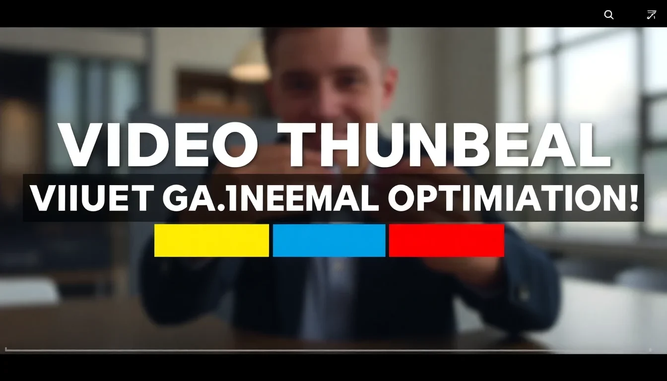 video thumbnail optimization Visual 3 Video thumbnail optimization