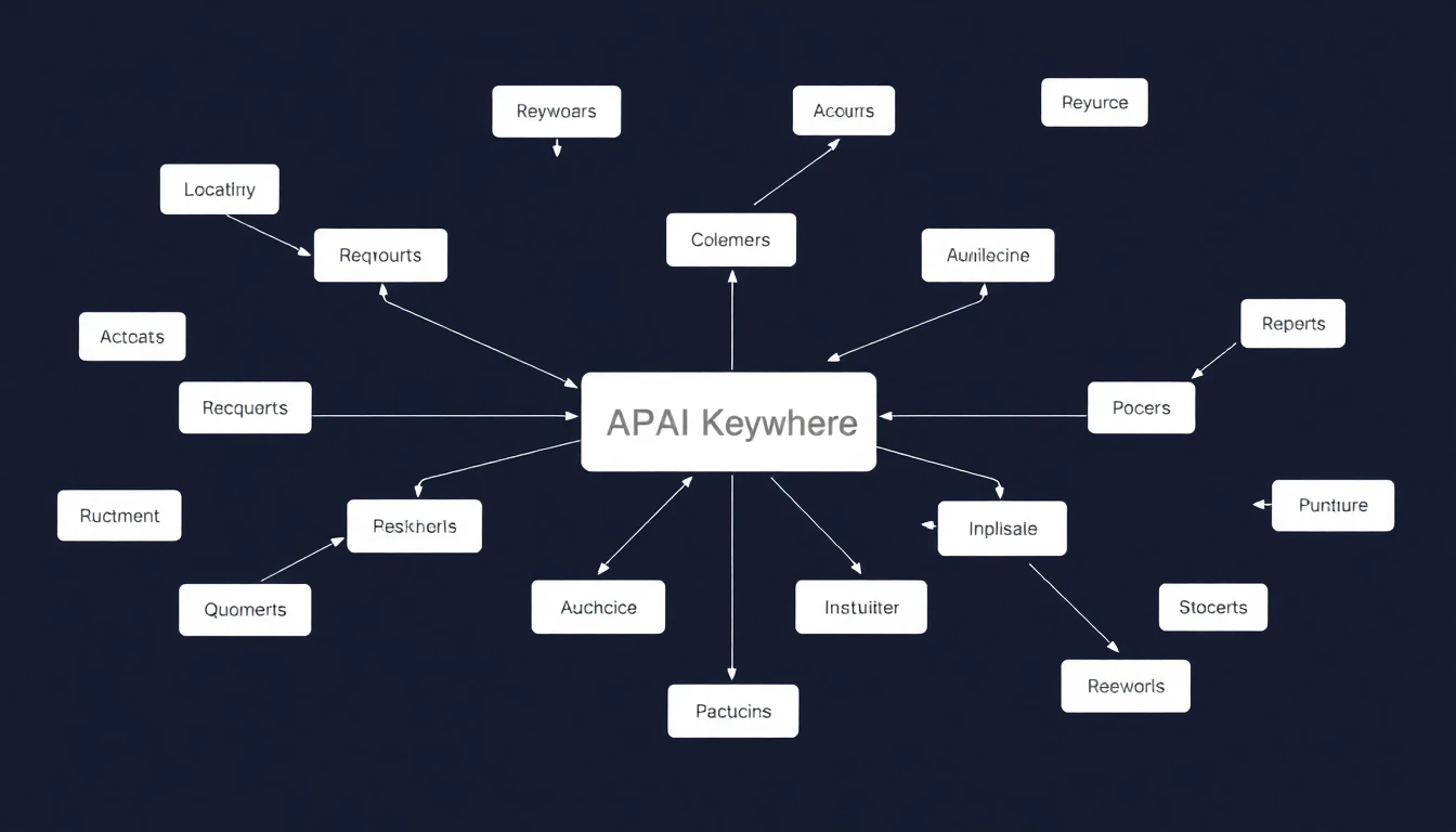 keywords everywhere data sources API integration workflow diagram