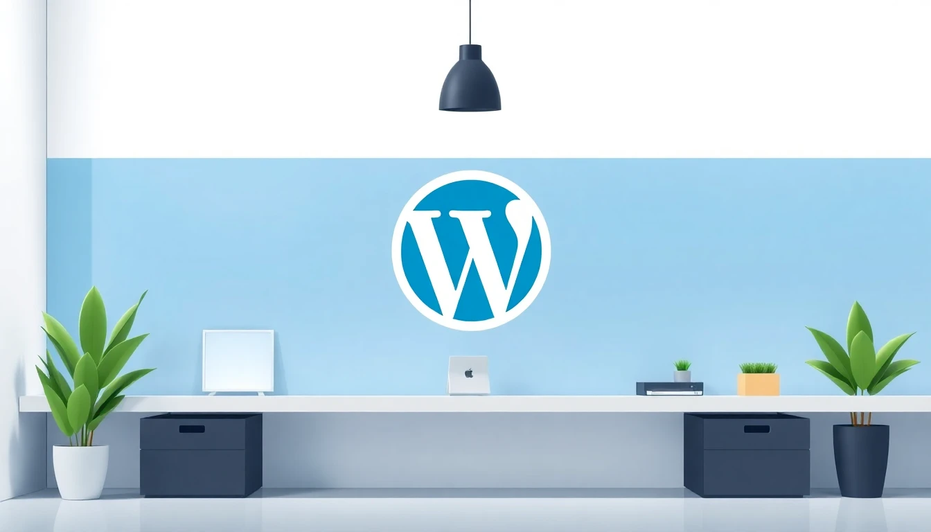 WordPress install illustration