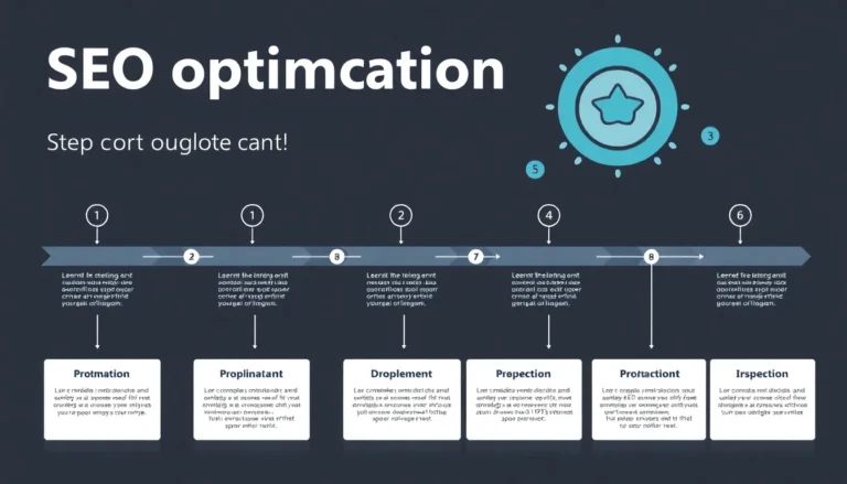 SEO optimization 2026 complete guide overview infographic showing step-by-step process