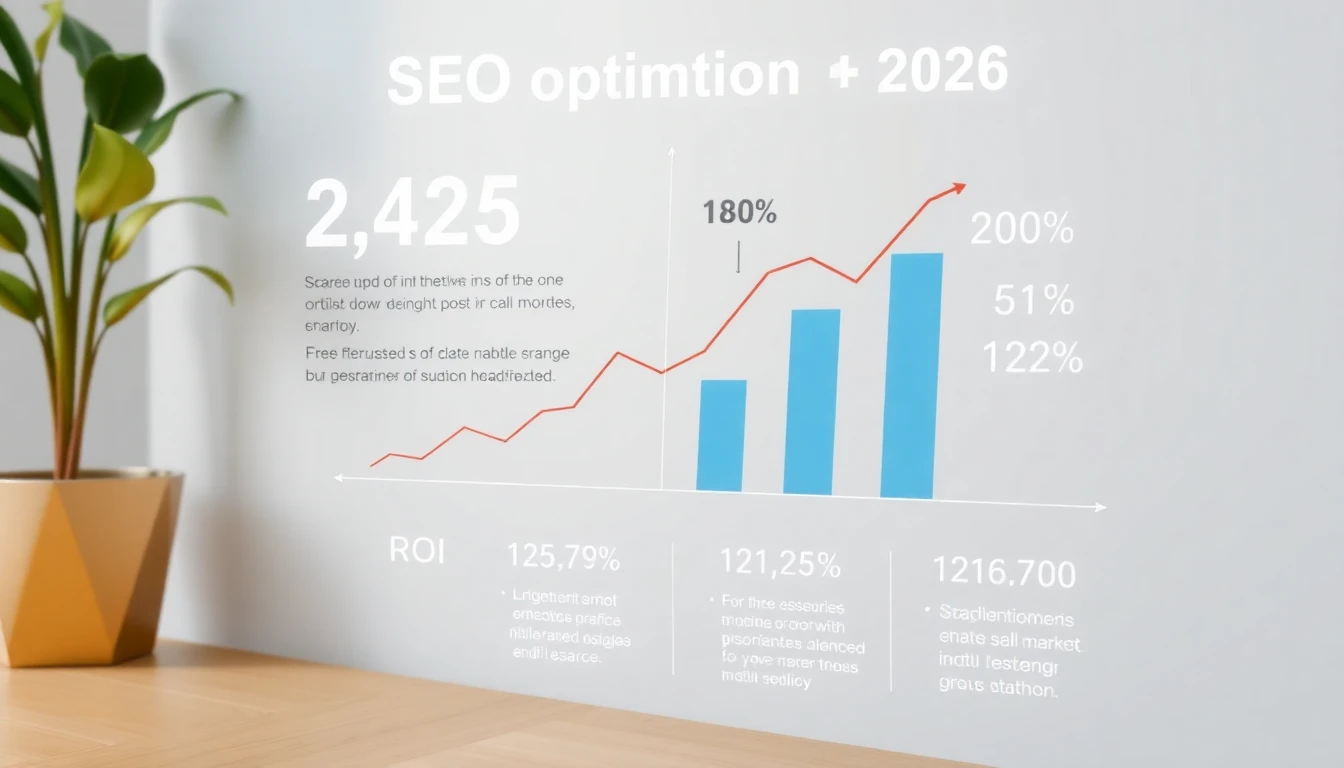 SEO optimization 2026 market statistics infographic showing search usage and ROI data
